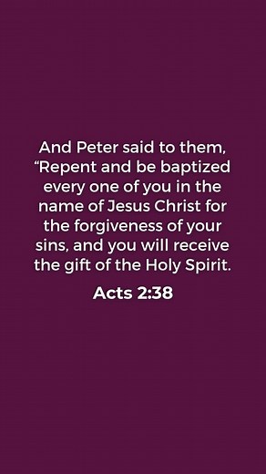 Acts 2:38 | Your Daily Prayer