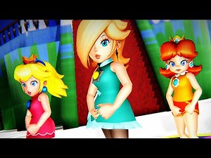 Daisy,Peach And Rosalina - Dance To Super Mario Bros Remix