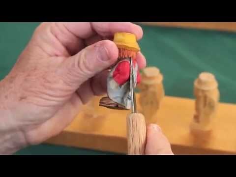 Step by Step How To Carve a Little Person Step 7
