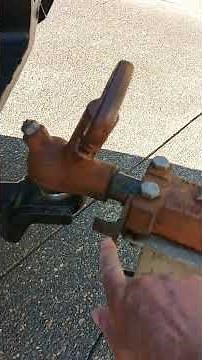 Boat trailer mechanical override brake set up