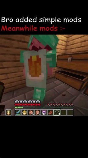 POV : Bro added some mods in minecraft server . . . #reels #minecraft #trending #trendingreels
