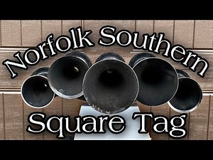 Norfolk Southern Square Tag K5LA Nathan Airchime Real Train Horn!