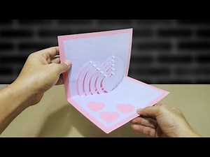 การ์ดวาเลนไทน์หัวใจ 5 ชั้น Pop Up 3 มิติ | Card Valentine