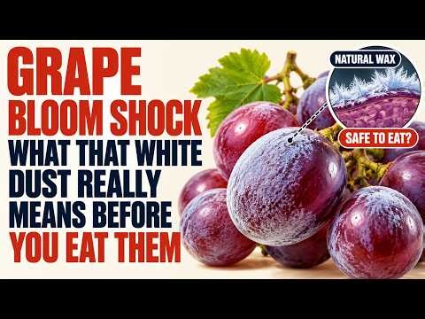 Grape Bloom Shock: What That White Dust REALLY Means Before You Eat Them After 60