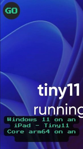 Windows 11 on an iPad - Tiny11 Core arm64 on an iPad Air M2