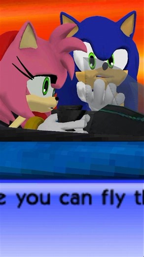 SONIC & AMY ALMOST DIE IN A PLANE CRASH! #sonicboom #shatteredcrystals #amyrose #amy #sonic