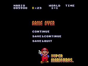 "Super Mario All-Stars" Music : 14 - Game Over (Super Mario Bros.)