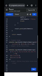 Arithmetic Subarrays | JavaScript Solution Explained | LeetCode Problem