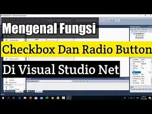 Mengenal Fungsi Checkbox dan Radio Button di VB Net || Channel Zahby