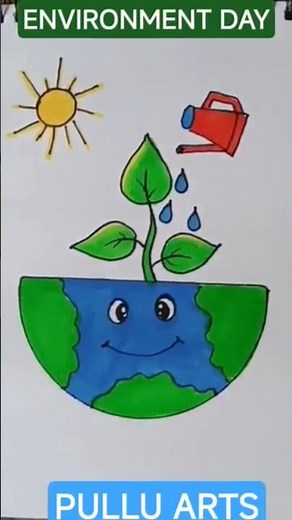 Drawing Nature | World Environment Earth Day Drawing