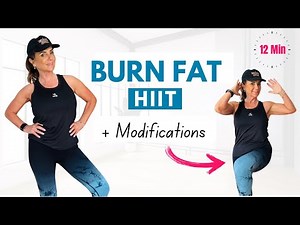 12-Minute Fat-Burning HIIT for ALL LEVELS - Beginner Friendly with Modifications | Over 50