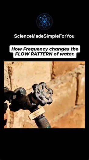Science | Tech | History | Future on Instagram: "You can make water look frozen, go backward, or move in slow motion with a simple setup using sound and water. You'll only see this trick through a 24 fps camera, not with your eyes. You'll need a powered speaker, water, a soft rubber hose, tape, some tone-generating software, and a camera set to 24 fps. Just tape the hose to the speaker so it vibrates with the sound. If you set the tone generator to 24 Hz and let water flow, the stream will look 
