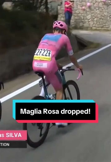 Giro d'Italia: Thomas Silva Drops Off, Movistar Pushes Peloton