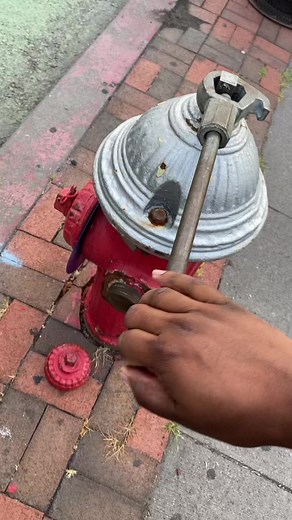 Hydrant Flushing with Sewell Sweepers