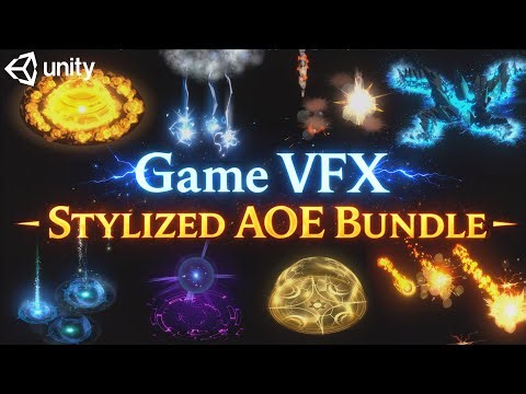 Unity Game VFX - Stylized AOE Bundle(Tutorial)