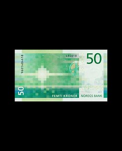 Snøhetta Design on Instagram: "Our design for the Norwegian banknotes explores the beauty of boundaries — between land and sea, tradition and innovation, chaos and order. Inspired by the shifting coastline, each note blends organic, wave-like patterns with precise, pixel-based structures. This visual language bridges digital aesthetics with the timeless art of mosaic, where diverse elements form a unified whole. The Beaufort scale guides the evolution of each denomination, expressing increasing 