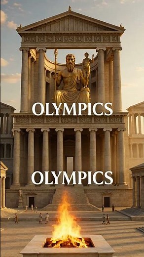 Ancient Greek Olympics Zeus #AncientOlympics #Greece #Olympia #Zeus #OlympicOrigin
