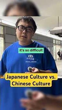 Japanese Culture vs. Chinese Culture