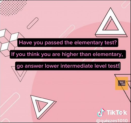 #elementary #level #english #grammar #quiz #fyp #fypage