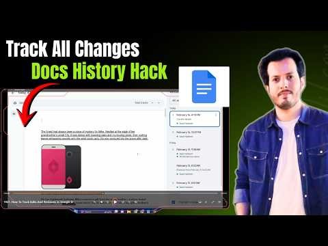 How To Track Edits and Revision History in Google Docs | View Edit History Guide