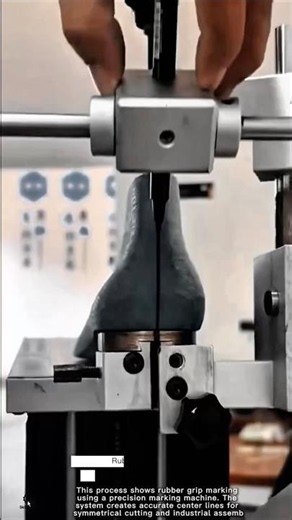 Rubber Grip Marking Work Tool Using Precision Marking Machine #worktool