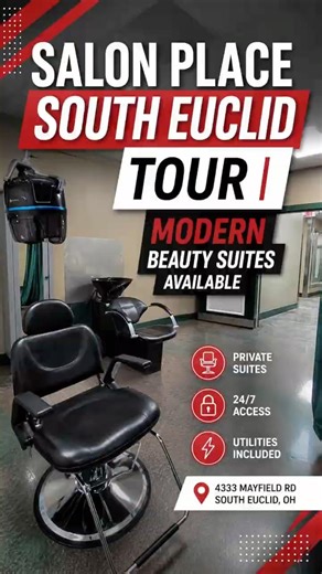 Salon Place South Euclid Tour | Modern Beauty Suites Available