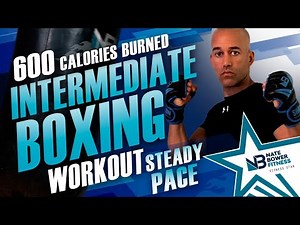 600 Calorie Steady Pace Boxing Workout | NateBowerFitness