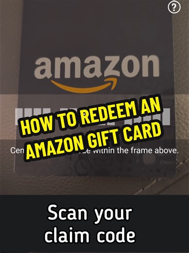 Cómo canjear una tarjeta regalo de Amazon