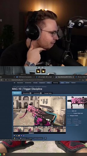 "It looks a little bit like... BALL SACK SKIN?!" - ohnePixel #csgo#csg...