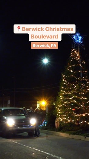 Drive down Market Street in Berwick between 6-10pm to see a mile of holiday decorations lit up through December 29th! Here’s our peek at the Berwick Christmas Boulevard that has been spreading holiday cheer for over 75 years. 🎄 #DiscoverNEPA | DiscoverNEPA