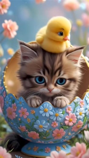 Adorable creatures melt every ❤#cuteanimals#cutecreation #cuteai #tiny #kucing