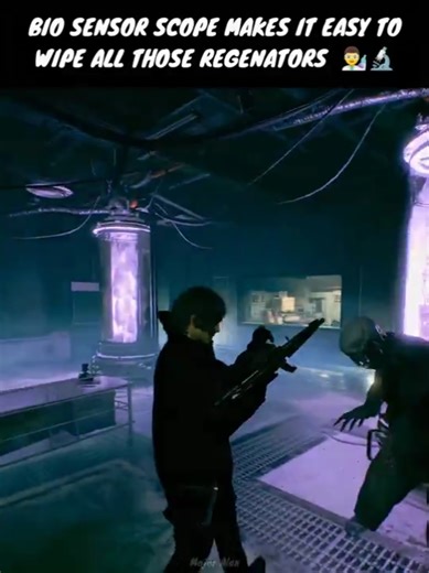 The Bio Sensor Scope Makes it Easy to wipe all those regenarators 🗿🔥 #shorts #residentevil4 #re4
