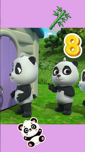 10 Little Pandas | Learn to Count | Lalafun Nursery Rhymes & Kids Songs #kidssongs #nurseryrhymes