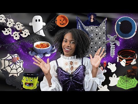 50 FREE Halloween Home Decor Crochet Patterns to Make