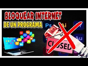 ⛔Como BLOQUEAR la CONEXION a INTERNET a Un PROGRAMA❌ Con FIREWALL DE WINDOWS (2025)