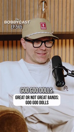 Bobby Bones on Instagram: "We were sent a list of bands to decide if they were great bands or just nostalgic bands. We debate GooGoo Dolls here. New episode of BobbyCast"