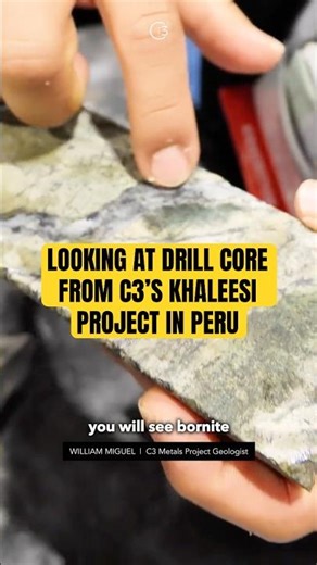 Drill Core from Khaleesi Copper Project in Peru #geology #miningexploration #geologists