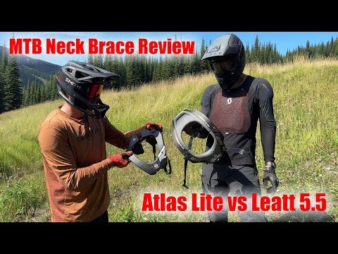 MTB NECK BRACE HONEST REVIEW - ATLAS AIR LITE VS LEATT 5.5