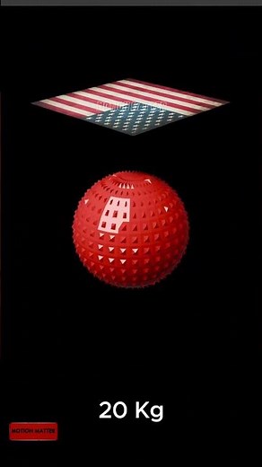 USA Flag Cloth Simulation from 0.5kg to 30kg | Blender 3D Physics Test