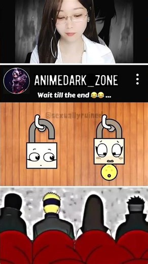 Naruto squad reaction on unlucky girl😁😁😁