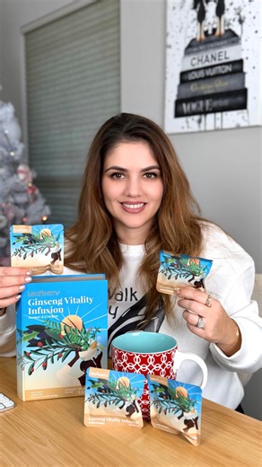 Eni Blushi on Instagram: "✨ Wellness in a cup 🌿 Sipping on ancient herbal traditions blended for modern life that’s the Leafberry way. 🍵✨ #Leafberry #TeaTime #WellnessJourney"