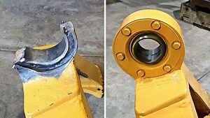 Fixing an articulated truck