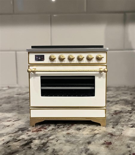 DIGITAL FILE! Dollhouse Miniature Kitchen Stove 3D STL File 1/12 Scale (digital File) - Etsy