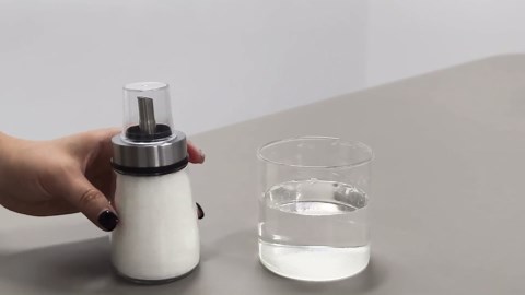 Loscarol Sugar Dispenser with Pour Spout & Lid, Glass Sugar Shaker Jar for Coffee Bar,Tea & Baking, Commercial Quality Sugar Container for Sugar, Honey, Syrup for Home Kitchen 6 oz, Clear