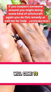 19K views · 126 reactions | #If you suspect someone doing witchcraft again you do this remedy and thank me later | Nana Owusu Boadi | Facebook