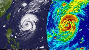 Super Typhoon Trami Explodes in Strength on Its Way to Japan