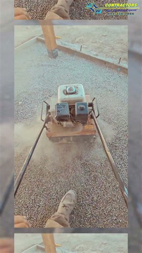 Watch This Plate Compactor Work Its Magic on Gravel! #shorts