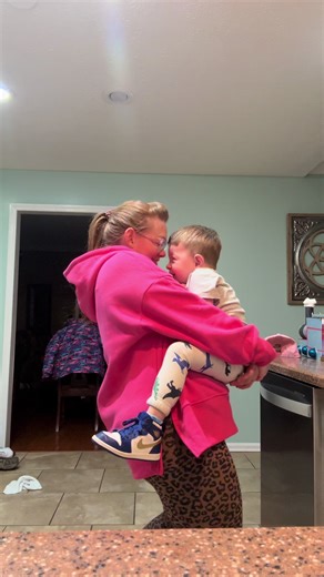 Only way to get supper cooked was to hold this velcro baby, dance to @Olivia Dean, and teach him how to make Mimi's mashed potatoes 🩷 #fyp #kidsinthekitchen