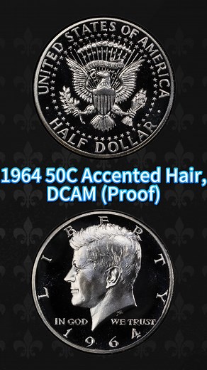 13K views · 217 reactions | Tiny Hair Lines, Huge Value- 1964 Kennedy DCAM#dollar #CoinCollecting #coincollection #collection #Kennedy #collections #collectors #silvercoins #oldcoins #coincollector #coins #coin | HeritCoin | Facebook