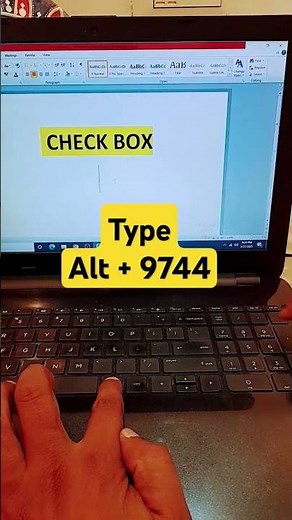 How to Insert a Checkbox in Word Using Shortcut Key #shorts #wordtips